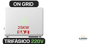 INVERSOR SAJ TRIFASICO AFCI 25KW-R6-ON GRID 220V T4