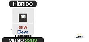 INVERSOR DEYE MONO HIBRIDO 6KW 220V 2MPPT