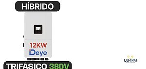 INVERSOR DEYE TRIF HIBRIDO 12KW 380V 2MPPT