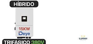 INVERSOR DEYE TRIFASICO HIBRIDO 15KW 380V 2MPPT