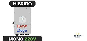 INVERSOR DEYE MONO HIBRIDO 16K 220V 2MPPT