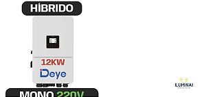 INVERSOR DEYE MONO HIBRIDO 12K 220V 2MPPT