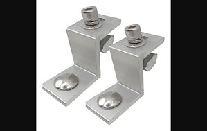 KIT SUPORTE FIXACAO PARA MICROINVERSOR COM 2 UNIDADES