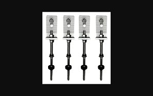 PARAFUSO INOX M10X250 PARA METAL 100 UN