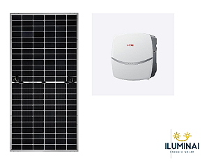 KIT SOLAR 3,00 kWp - Inversor SAJ 3kW - 5 Modulos 600W