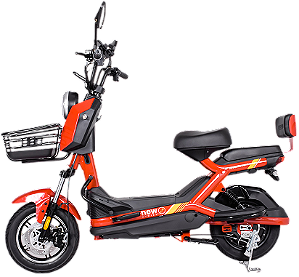 Scooter Elétrica T1 1000W Vermelha – New E-Bike