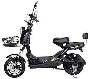 Scooter Elétrica T1 1000W Preta – New E-Bike