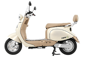 Scooter Elétrica Cappuccino 1000W Bege – New E-Bike
