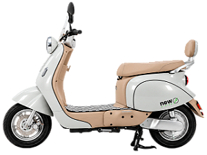 Scooter Elétrica Cappuccino 1000W Cinza – New E-Bike