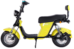 Scooter Elétrica Harley 1000W Amarela – New E-Bike