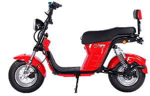 Scooter Elétrica Harley 1000W Vermelha – New E-Bike