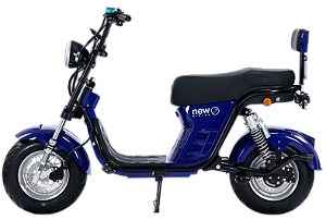 Scooter Elétrica Harley 1000W Azul UK – New E-Bike