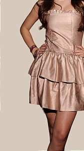 VESTIDO JUSTINE CHAMPAGNE