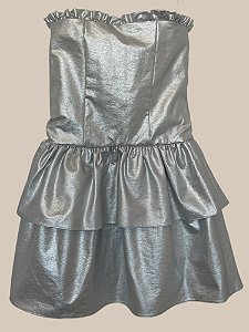 VESTIDO JUSTINE PRATA