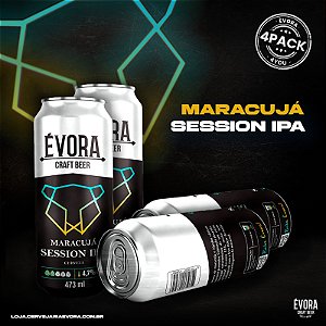 4PACK LATA SESSION IPA COM MARACUJÁ