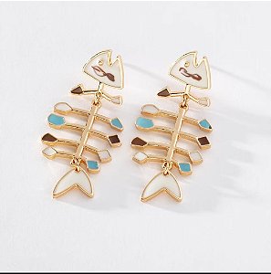 Brinco Espinha de Peixe Vintage