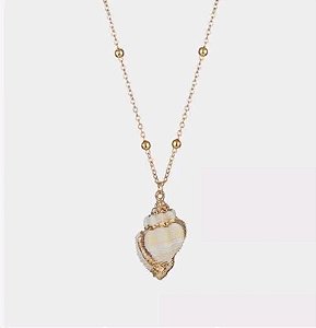 Colar Concha Natural