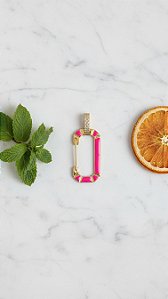 Brinco Mosquetão Rosa Pink