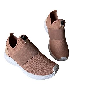 Tênis Meia Feminino Academia Slip On Calce Fácil Caminhada Esportivo Confortável Leve