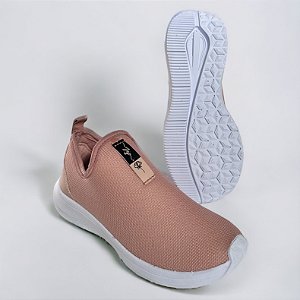 * Tênis Meia Feminino Academia Slip On Calce Fácil Caminhada Esportivo Confortável Leve