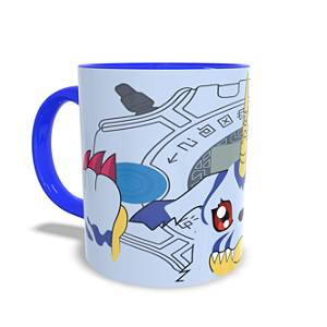 Caneca Digimon Gabumon