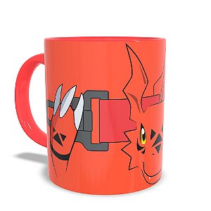 Caneca Digimon Guilmon