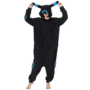 Kigurumi Unissex Pokémon Umbreon Shiny
