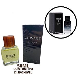 Perfume masculino referência Olfativa Sauvage 50ml