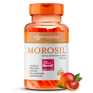 Morosil 500mg 30 Cápsulas Com Selo de Autenticidade - Atua na Diminuição da Gordura