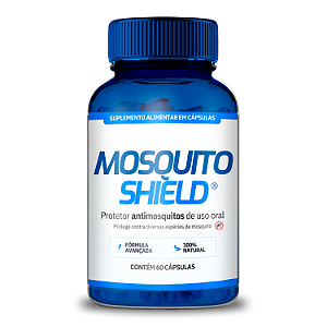 Mosquito Shield 60 cápsulas - Repelente de Uso Interno