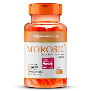 Morosil 500mg 60 Cápsulas Com Selo de Autenticidade - Atua na Diminuição da Gordura
