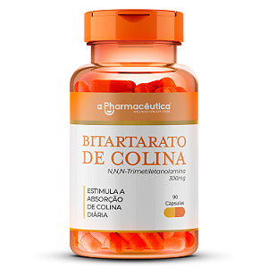 Bitartarato de Colina 300mg - 90 Cápsulas