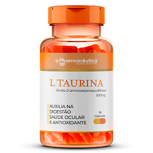 L-Taurina 500mg 30 Cápsulas