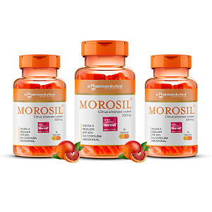 3 Potes - Morosil 500mg 30 Cápsulas Com Selo de Autenticidade