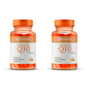 2 Potes - Coenzima Q10 200mg 60 Cápsulas