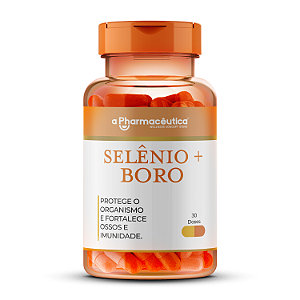 Selênio 200mcg + Boro 2mg - 60 Doses
