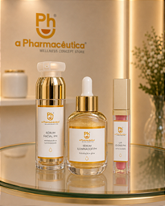 PROMOÇÃO MÊS DAS MÃES: KIT 1 - Sérum Iluminador 30ml / Chai Or 30ml / Gloss 6ml