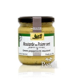 MOSTARDA BEAUFOR POIVRE VERT PIMENTA VERDE 200G