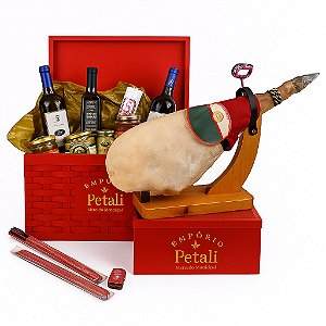 CESTA DE NATAL PETALI ESPANHOLA SERRANO