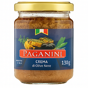 CREME DE AZEITONA PRETA PAGANINI 130G