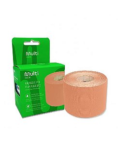 Bandagem Elástica Kinesio Tape 5cm x 5m - Bege - Multilaser