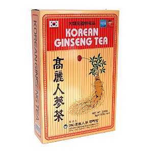 Chá de Ginseng Coreano (Korean Ginseng Tea) 300g - Caixa c/ 100 pacotes