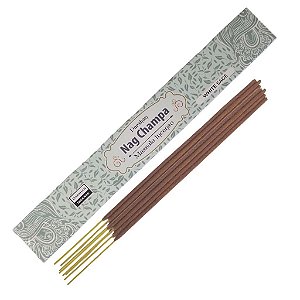 Incenso Indiano Massala Darshan Nag Champa Salvia Branca - 15g