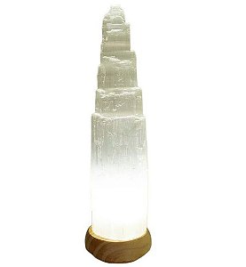 Luminária de Selenita 20cm
