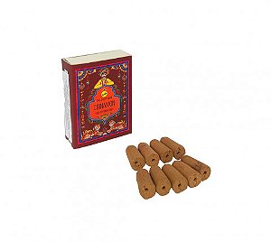 Incenso de Cone Indiano - Canela (Cinnamon) - Sree Vani