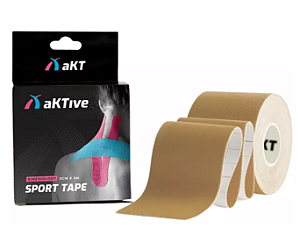 Kinesio Tape 5 cm X 5 mts Bege - Aktive Sport