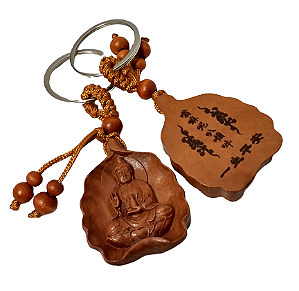 Chaveiro de Madeira - Kuanyin Bodisatva