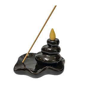 Incensário Cascata 8cm - Folha