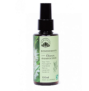 Desodorante com Óleos Essenciais Spray 100ml - Bioessência