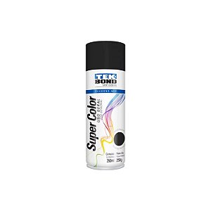 Tinta Spray Preto Fosco 350ml Tek Bond